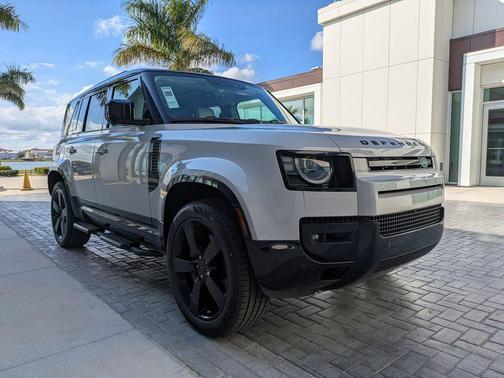 Gray 2026 Land Rover Defender P400 X-Dynamic SE