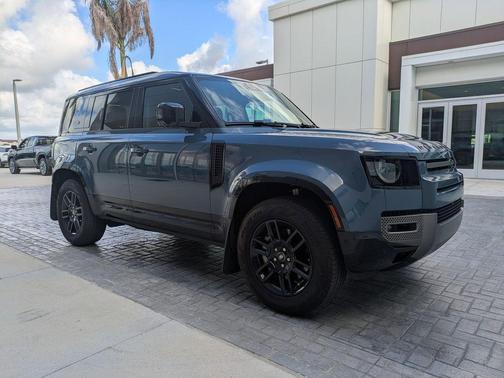 Blue Metallic 2024 Land Rover Defender 110 P400 X-Dynamic SE