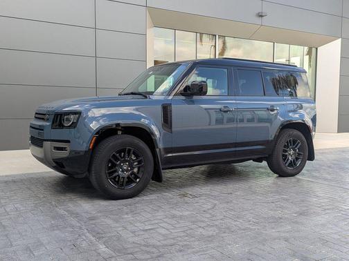Blue Metallic 2024 Land Rover Defender 110 P400 X-Dynamic SE