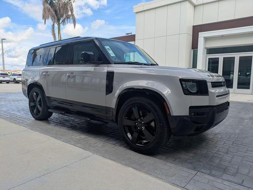 Gray 2026 Land Rover Defender P400 X-Dynamic SE