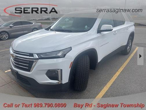 Summit White 2023 Chevrolet Traverse LT Cloth