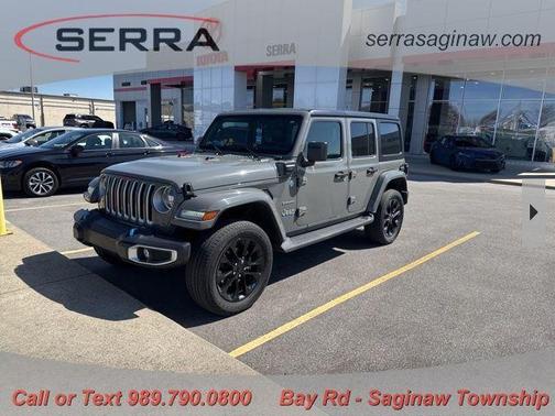 Sting Gray Clearcoat 2023 Jeep Wrangler 4xe Sahara