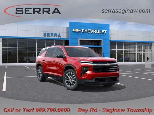 Radiant Red 2026 Chevrolet Traverse LT