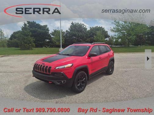 Firecracker Red Clearcoat 2017 Jeep Cherokee Trailhawk