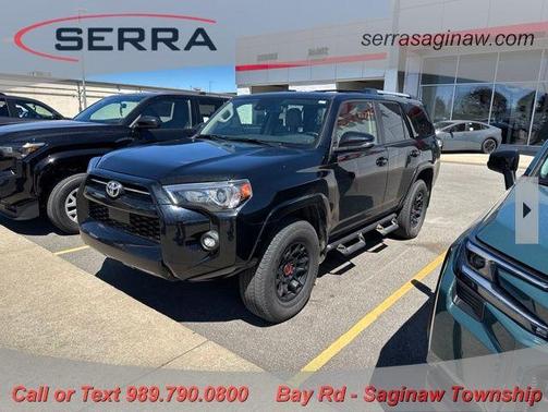 Midnight Black Metallic 2024 Toyota 4Runner SR5 Premium