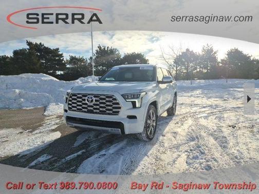 White 2023 Toyota Sequoia Capstone