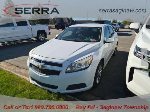 Summit White 2013 Chevrolet Malibu 1LT