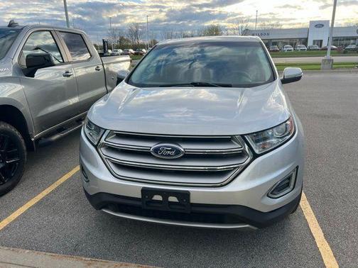 Silver 2018 Ford Edge SEL