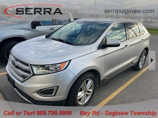 Silver 2018 Ford Edge SEL