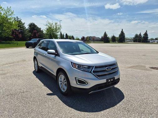 Silver 2018 Ford Edge SEL