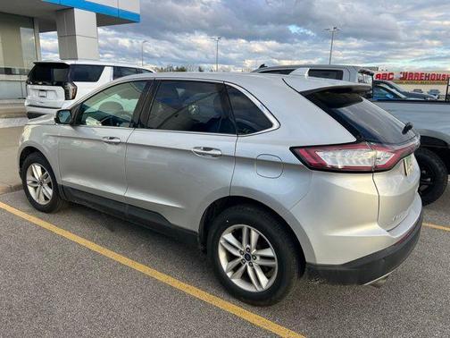 Silver 2018 Ford Edge SEL