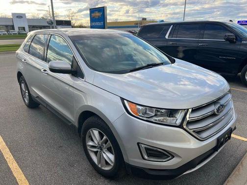 Silver 2018 Ford Edge SEL