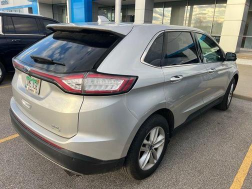 Silver 2018 Ford Edge SEL