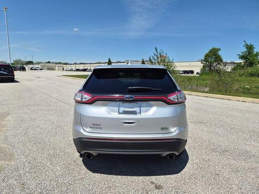Silver 2018 Ford Edge SEL