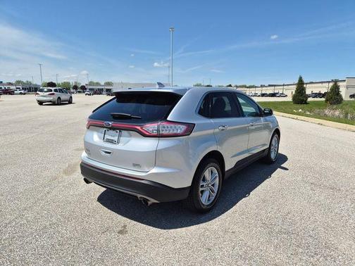 Silver 2018 Ford Edge SEL