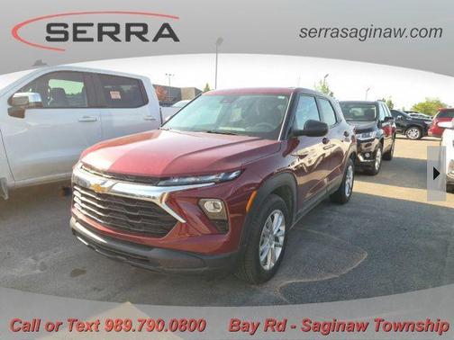 Crimson Metallic 2024 Chevrolet Trailblazer LS