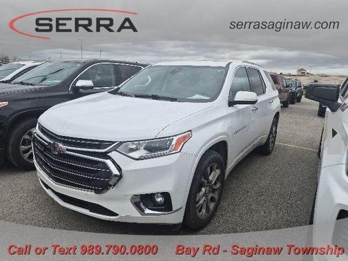 Summit White 2018 Chevrolet Traverse Premier