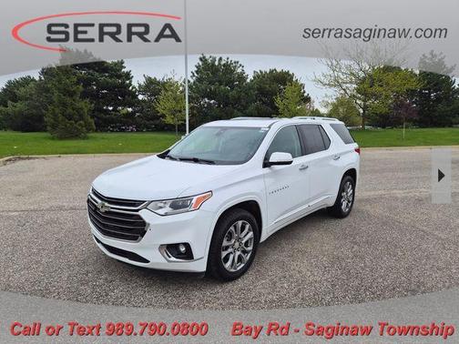 Summit White 2018 Chevrolet Traverse Premier