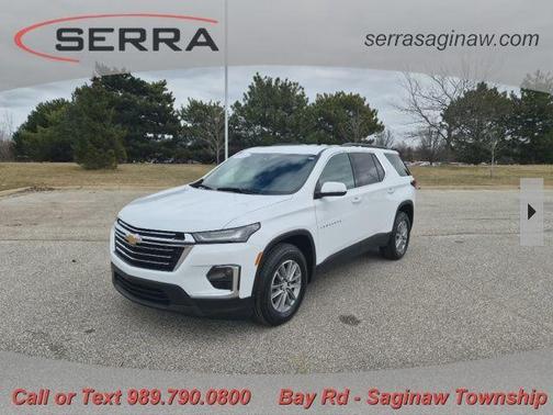 Summit White 2023 Chevrolet Traverse LT Cloth