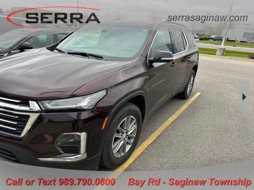 Black Cherry Metallic 2023 Chevrolet Traverse LT Cloth