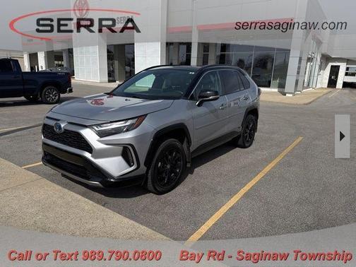 Midnight Black Metallic 2024 Toyota RAV4 Hybrid XSE
