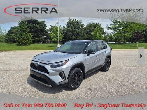 Midnight Black Metallic 2024 Toyota RAV4 Hybrid XSE