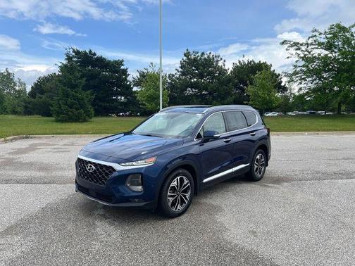 Stormy Blue 2019 Hyundai SANTA FE Limited