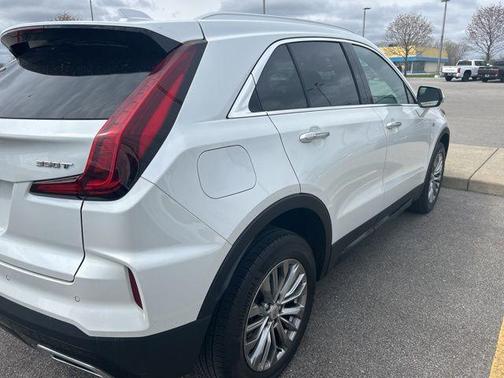 Crystal White Tri-Coat 2024 Cadillac XT4 Premium Luxury