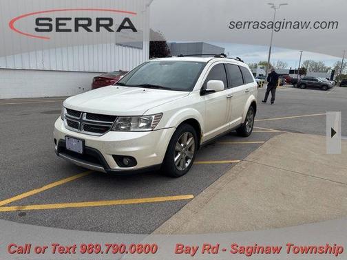 Pearl White Tri-Coat 2013 Dodge Journey R/T