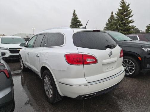 White Frost Tri-Coat 2016 Buick Enclave Leather