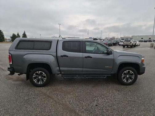Satin Steel Metallic 2021 GMC Canyon AT4 w/Leather