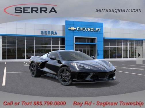 Black 2026 Chevrolet Corvette Stingray w/1LT
