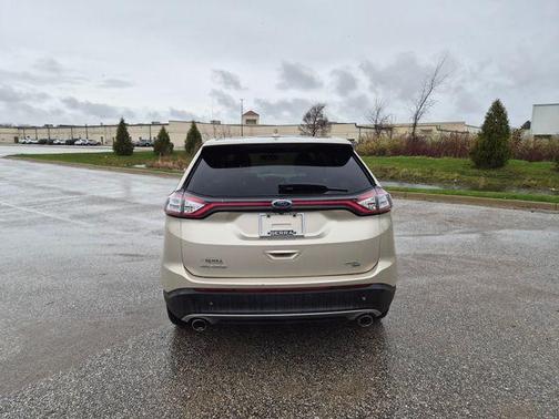 White Gold Metallic 2017 Ford Edge SEL