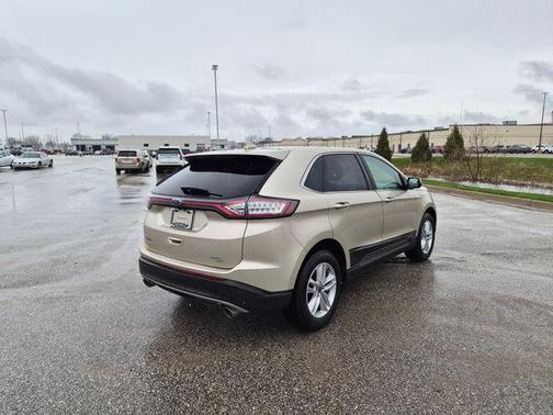 White Gold Metallic 2017 Ford Edge SEL
