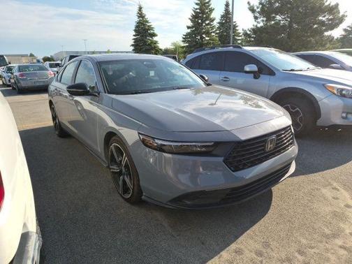 Solar Silver Metallic 2024 Honda Accord Hybrid Sport