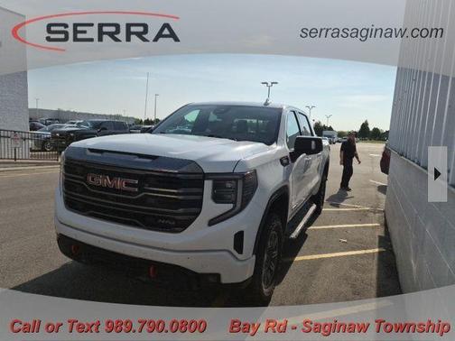 Summit White 2024 GMC Sierra 1500 AT4