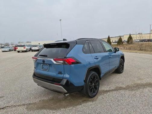 Blue 2024 Toyota RAV4 Hybrid XSE