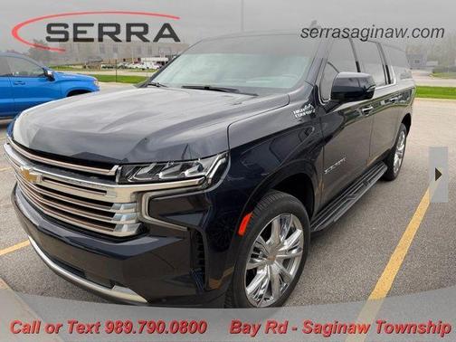 Midnight Blue Metallic 2022 Chevrolet Suburban High Country