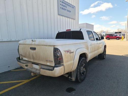 White 2010 Toyota Tacoma Double Cab