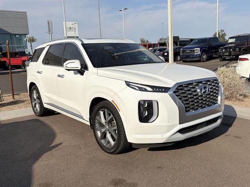Hyper White 2021 Hyundai PALISADE Limited