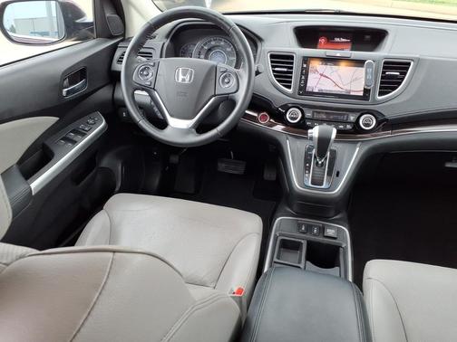 Maroon 2015 Honda CR-V EX-L