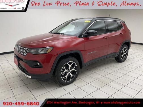 Red Hot Pearlcoat 2026 Jeep Compass Limited