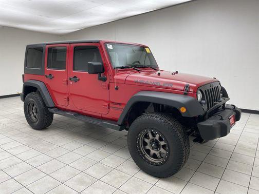 Flame Red Clearcoat 2014 Jeep Wrangler Unlimited Sport