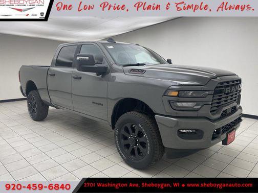 Ceramic Gray Clearcoat 2026 RAM 2500 Big Horn Crew Cab 4x4 6'4' Box