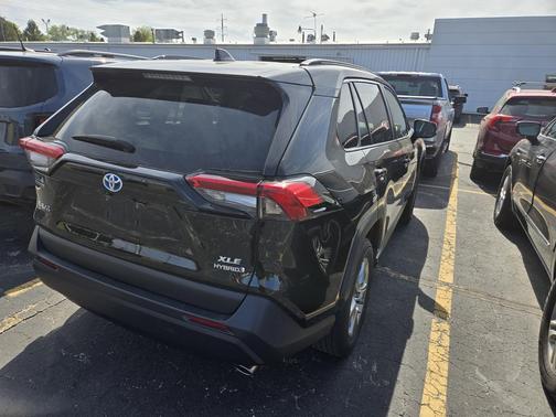 Midnight Black Metallic 2024 Toyota RAV4 Hybrid XLE