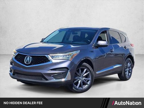 Lunar Silver Metallic 2019 Acura RDX Technology Package