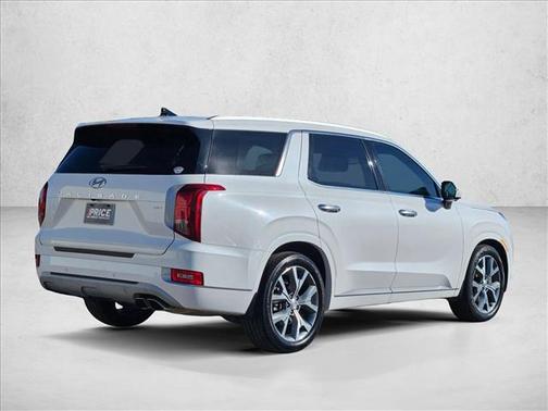 Hyper White 2021 Hyundai PALISADE Limited