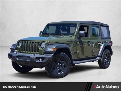 Sarge Green Clearcoat 2023 Jeep Wrangler Sport