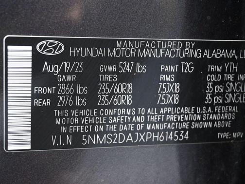 2023 Hyundai SANTA FE SEL 2.4