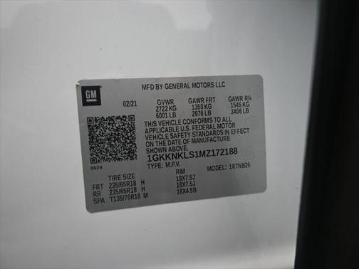 2021 GMC Acadia FWD SLE